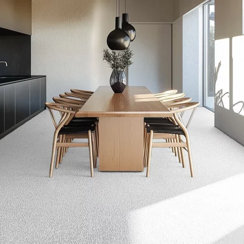 steinteppich set bianco