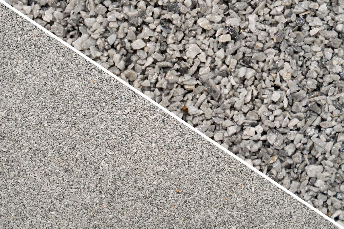 steinteppich set grigio